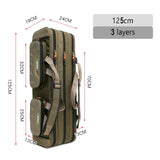 Multifunctional Fishing Rod Bag 2/3/4 Layers 80CM-130CM Fishing