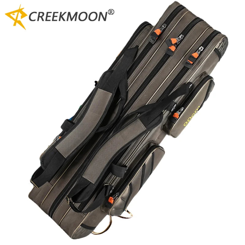 Multifunctional Hard Spinning Fishing Rod Bag 2/3/4 Layers