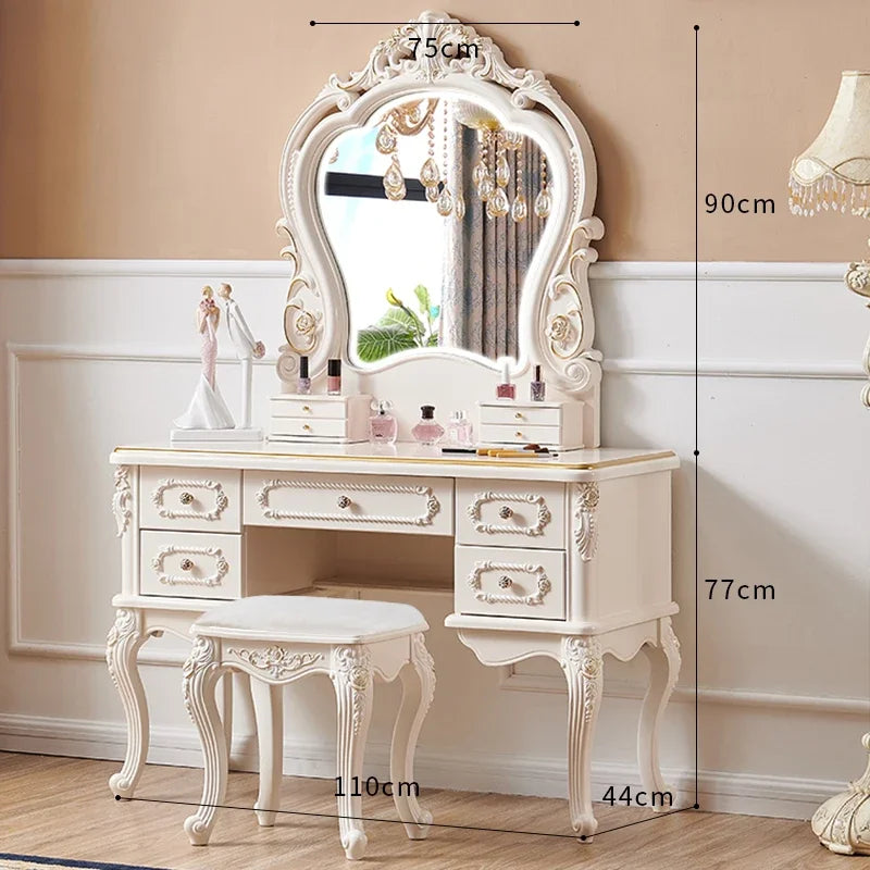 Multifunctional Modern Dressing Table Makeup Nordic Style Girls