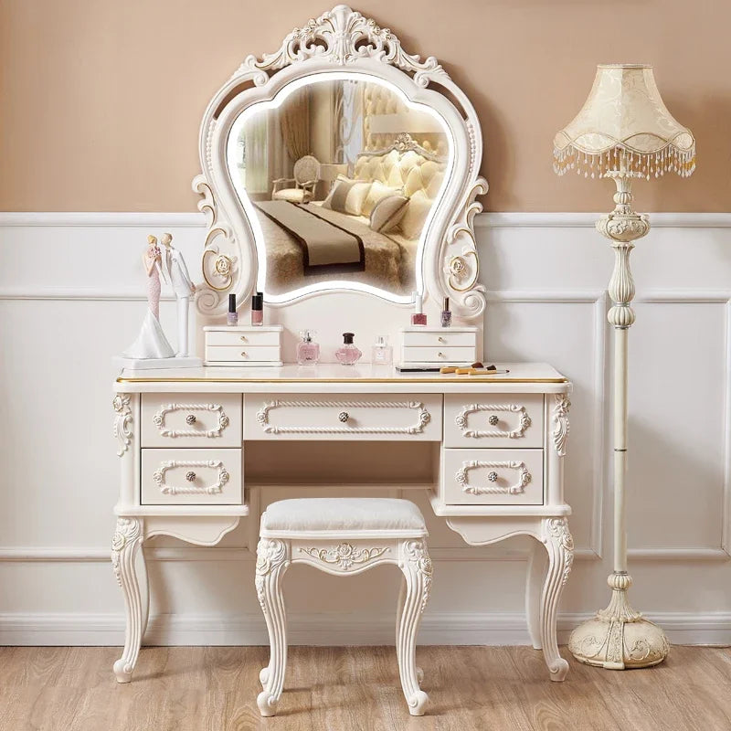 Multifunctional Modern Dressing Table Makeup Nordic Style Girls