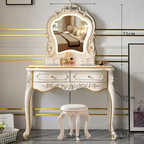 Multifunctional Modern Dressing Table Makeup Nordic Style Girls