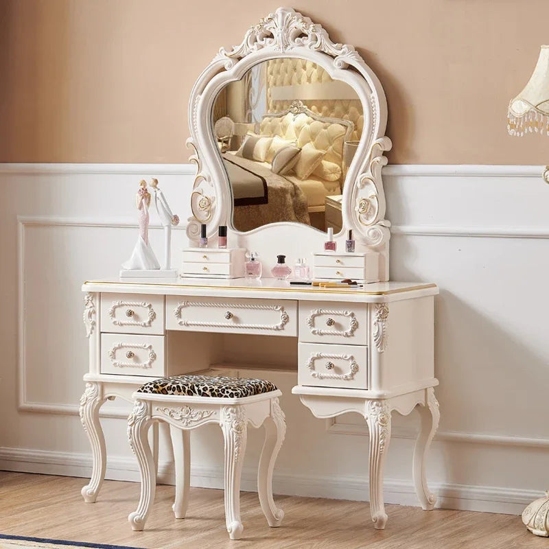 Multifunctional Modern Dressing Table Makeup Nordic Style Girls