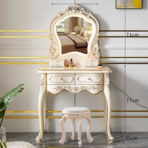 Multifunctional Modern Dressing Table Makeup Nordic Style Girls