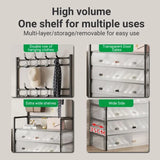 Multifunctional shoe floor stand simple integrated storage rack