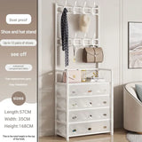 Multifunctional shoe floor stand simple integrated storage rack