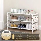 Multifunctional shoe floor stand simple integrated storage rack