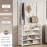 Multifunctional shoe floor stand simple integrated storage rack