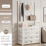Multifunctional shoe floor stand simple integrated storage rack