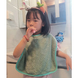 Muslin Multifunction Children Bib Apron Washing Face Kerchief