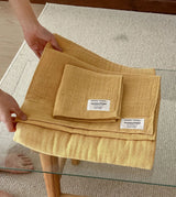 Muslin Square Towel Toiletries Item Stuff Newborn Hand