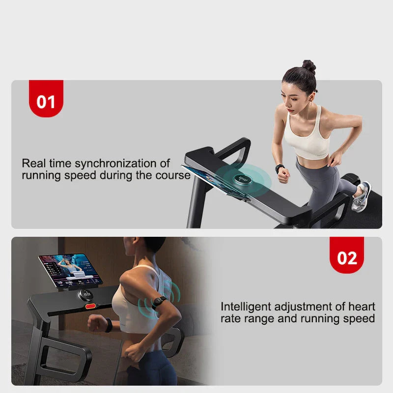 Mute Smart Electric Foldable Treadmill Multi-Functional Gym Equipment