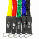 Mytripdream 150lbs Resistance Bands Set 11pc Break Proof
