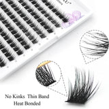 NAGARAKU DIY Cluster Eyelash Extension Dovetail Segmented Lashes