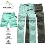 NUONEKO Women's Summer Cargo Pants Women Trekking Sport