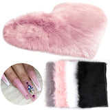 Nail Photo Background Nail Art Soft Fur Table