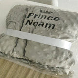 Name Personalised Newborn Baby Blanket Swaddling Baby Bedding