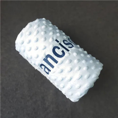 Name Personalised Newborn Baby Blanket Swaddling Baby Bedding