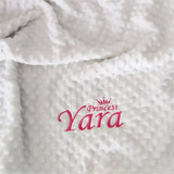 Name Personalised Newborn Baby Blanket Swaddling Baby Bedding