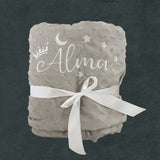 Name Personalised Newborn Baby Blanket Swaddling Baby Bedding