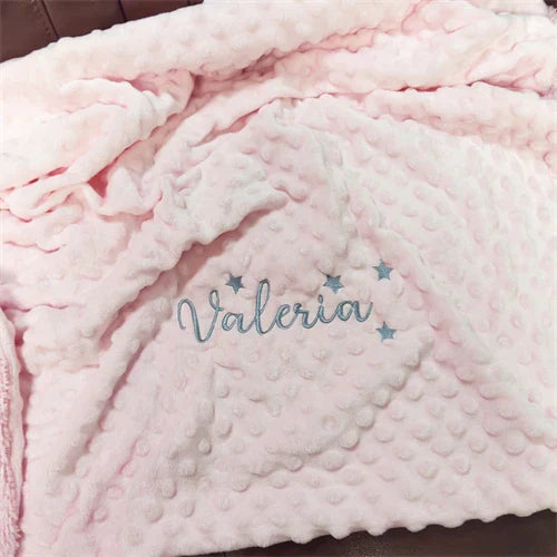 Name Personalised Newborn Baby Blanket Swaddling Baby Bedding