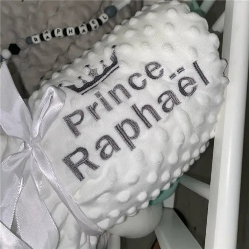 Name Personalised Newborn Baby Blanket Swaddling Baby Bedding