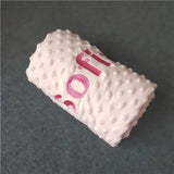 Name Personalised Newborn Baby Blanket Swaddling Baby Bedding