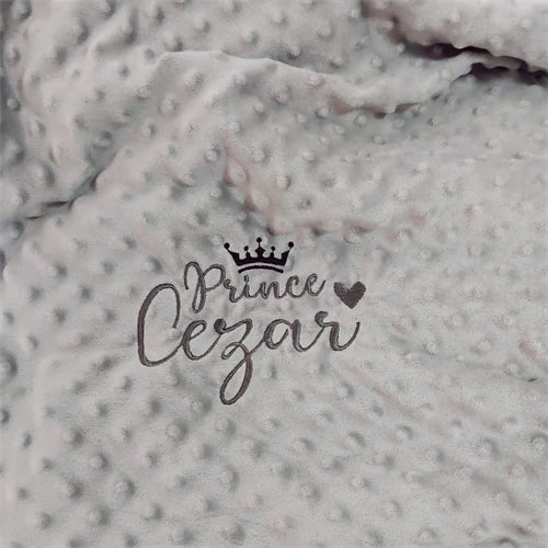 Name Personalised Newborn Baby Blanket Swaddling Baby Bedding