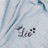 Name Personalised Newborn Baby Blanket Swaddling Baby Bedding