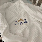Name Personalised Newborn Baby Blanket Swaddling Baby Bedding