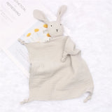 Name Personalized Muslin Cotton Soother Towel Bib Baby