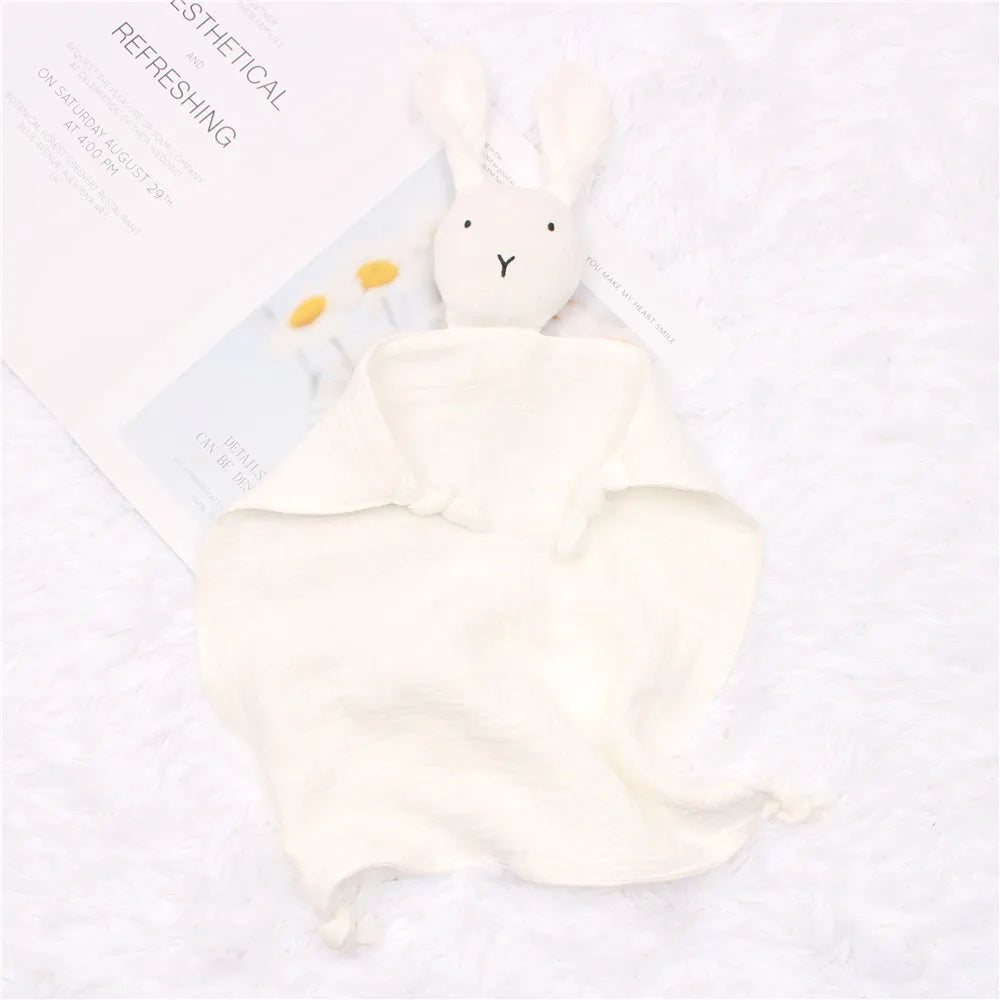 Name Personalized Muslin Cotton Soother Towel Bib Baby