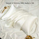 Natural Momme 100% Mulberry Silk pillowcase Natural Mulberry