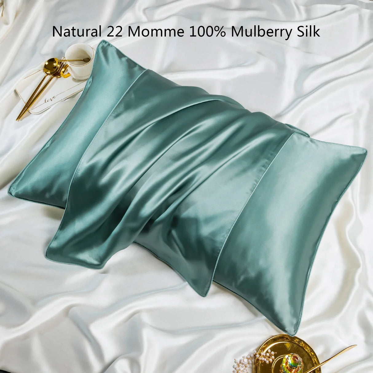 Natural Momme 100% Mulberry Silk pillowcase Natural Mulberry