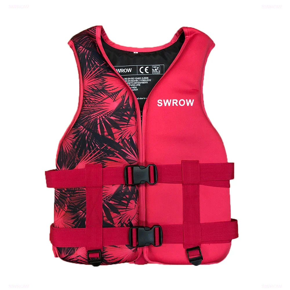 Neoprene Life Jacket for Adult Survival Swimsuit Kayak