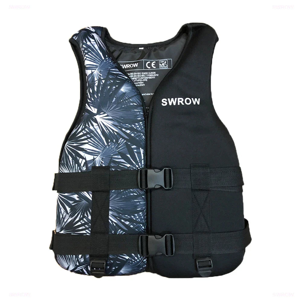 Neoprene Life Jacket for Adult Survival Swimsuit Kayak