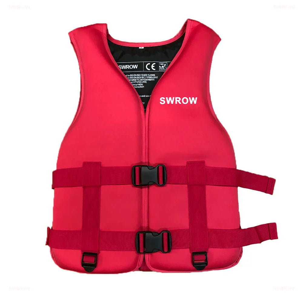 Neoprene Life Jacket for Adult Survival Swimsuit Kayak