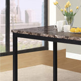New 2023 Roundhill Furniture Noyes Metal Dining Table