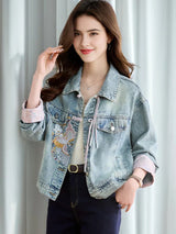 New 2024 Spring Women Denim Jacket And Coat