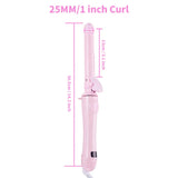 New 25mm Ceramic Barrel Curling Iron Automatic Hair