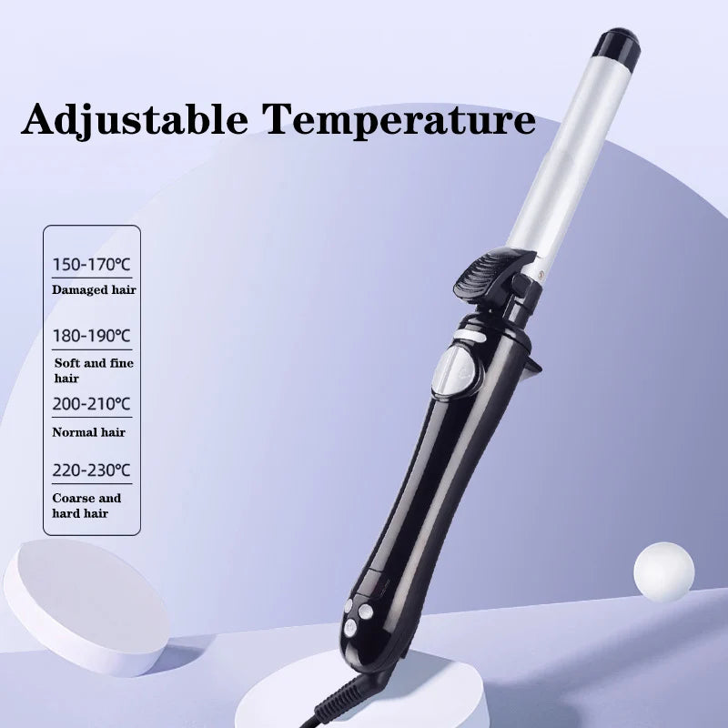 New 25mm Ceramic Barrel Curling Iron Automatic Hair