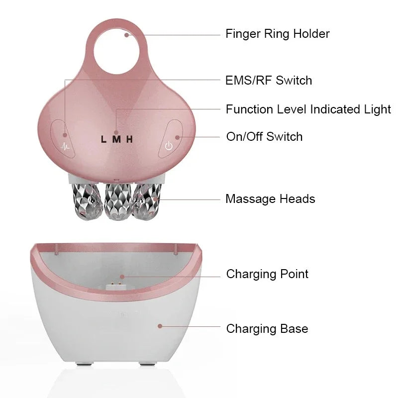 New 5 IN 1 RF Facial Massager Massage