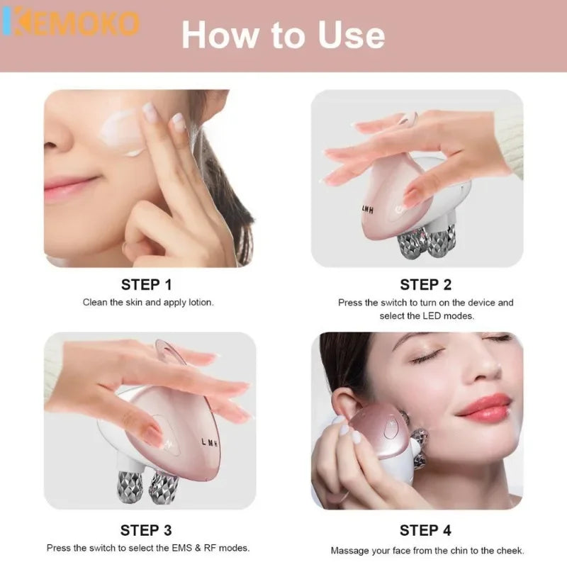 New 5 IN 1 RF Facial Massager Massage