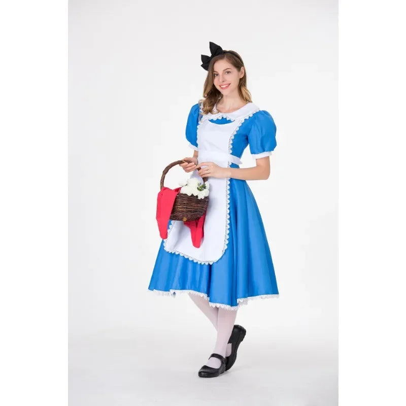 New Adult Alice in Wonderland Cosplay Japanese Anime