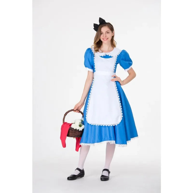 New Adult Alice in Wonderland Cosplay Japanese Anime