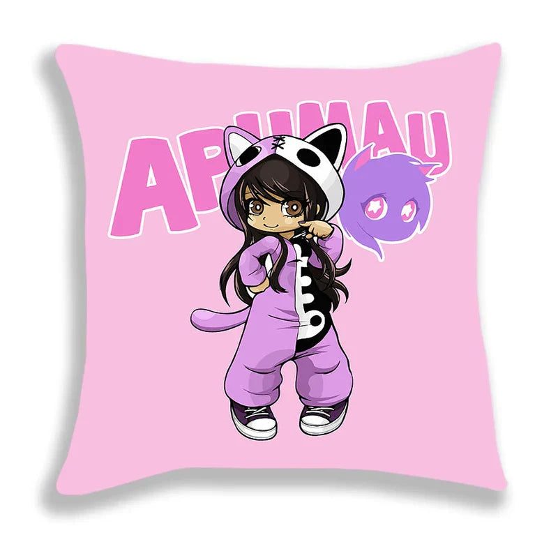 New Aphmau Pillow Case Cute Cartoon Pillowcase Cushion