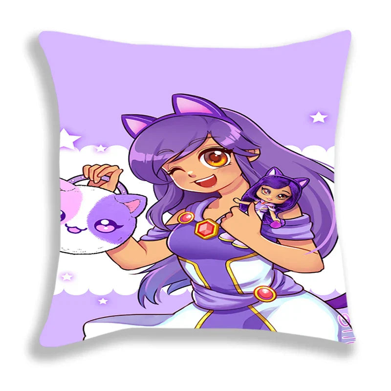 New Aphmau Pillow Case Cute Cartoon Pillowcase Cushion