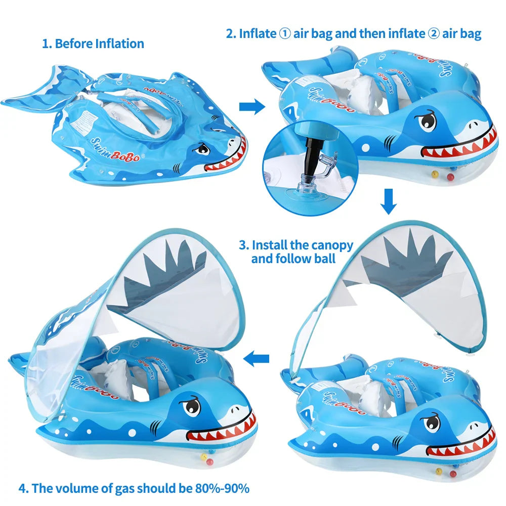 New Baby Swimming Float Ring Inflatable Infant Floating