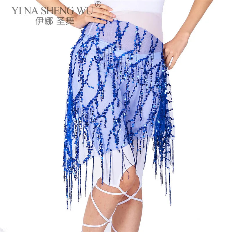 New Belly Dance Costumes Sequins Tassel Indian Belly