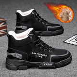 New Boots Men Winter Fashion Plush Shoes Snow