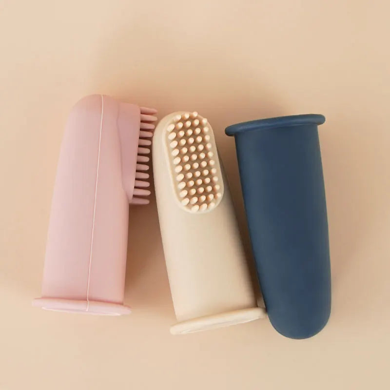 New Color Baby Soft Silicone Finger Toothbrush Infant